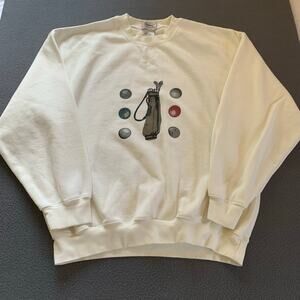 Vintage Titleist Corbin Golf Graphic Pullover Crewneck Sweatshirt Lg 90s Unisex